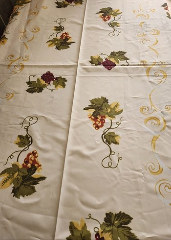 BaskFransız provencia  Modern Klasik krem rengi Masa Örtüsü - Görsel 5