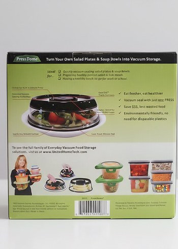 Bordo Renkli Anında Vakumlu Gıda Kapaklı Saklama Kabı - Görsel 6