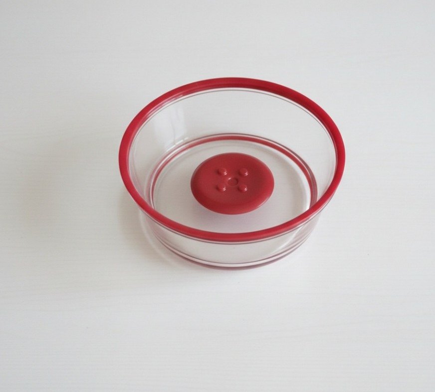 Bordo Renkli Anında Vakumlu Gıda Kapaklı Saklama Kabı - Görsel 4