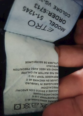 ETRO uzun  kot etek - Görsel 7