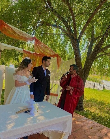 s Beden beyaz Renk Nikah elbisesi