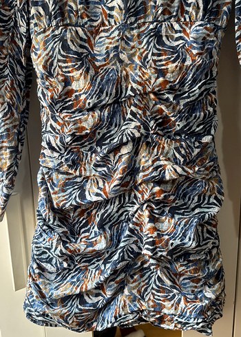 Uzun Kollu Mini Elbise - Görsel 2