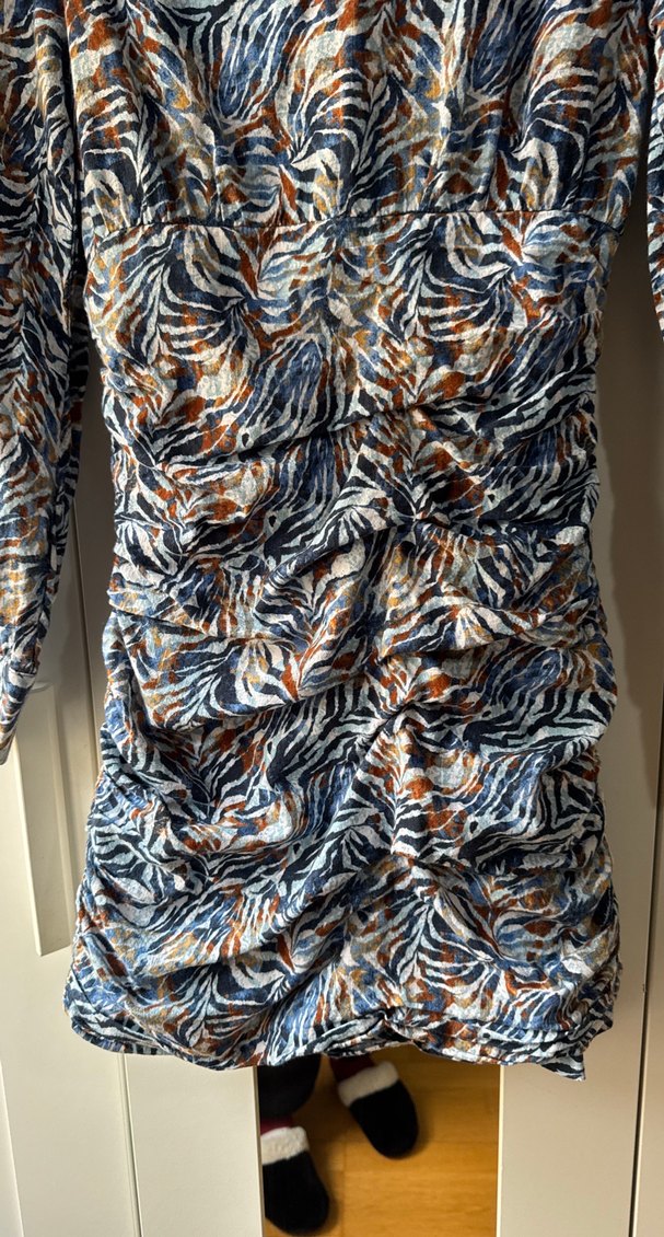 Uzun Kollu Mini Elbise - Görsel 2