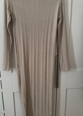 Calliope Bej Uzun Kollu Triko Kadın Elbise - Görsel 2