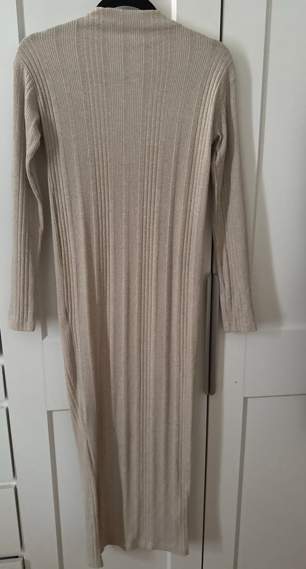 Calliope Bej Uzun Kollu Triko Kadın Elbise - Görsel 2