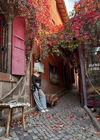 Gri Kadın Boyfriend Denim Pantolon - Görsel 2