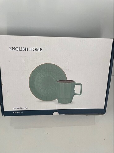 English home 2 kişilik kahve fincan takımı