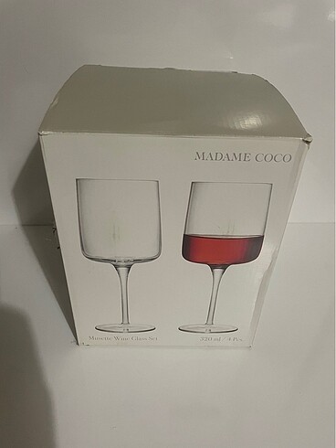 4 adet kadeh madame coco