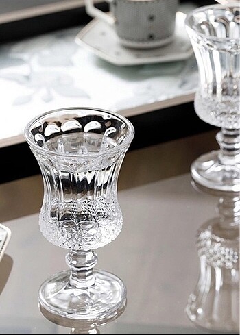 English Home 2 li fincan seti 2 li bardak ve Windsor Cam 6'Lı Bardak 120 Ml Ş