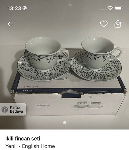 Özel ilan çaycı fincan takımı masa örtüsü
