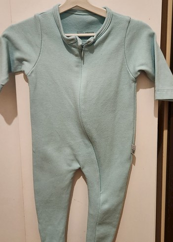 Pastel yeşil Bebek Tulum, Fermuarlı