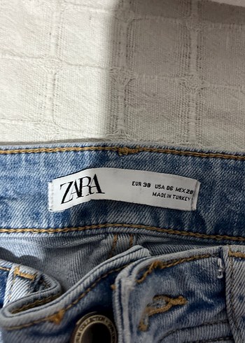 Zara Günlük Mavi Kadın Denim Pantolon