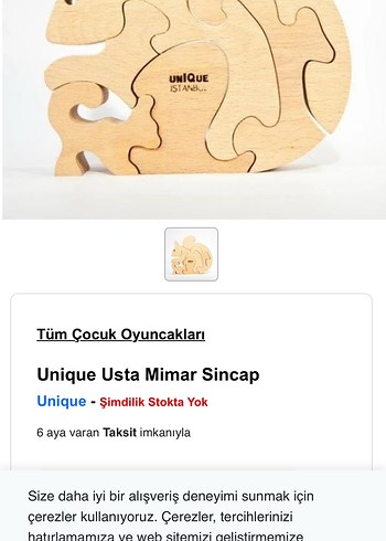 Ahşap kaplumbağa Figürlü Puzzle - Görsel 4