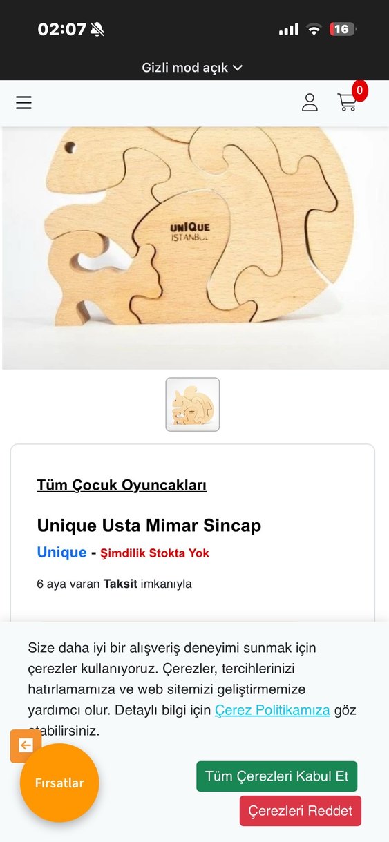 Ahşap kaplumbağa Figürlü Puzzle - Görsel 4