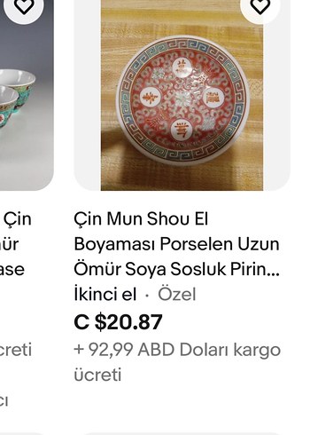 Çin  uzun ömür tabakları - Görsel 5