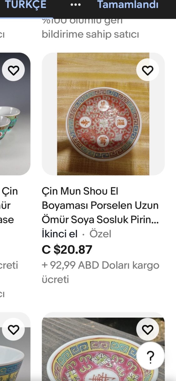 Çin  uzun ömür tabakları - Görsel 5