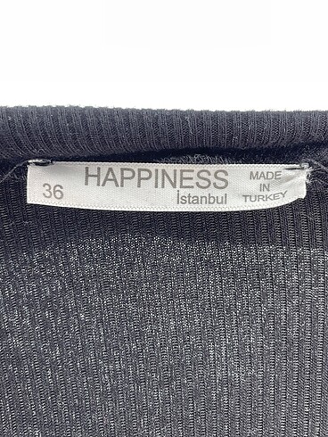 36 Beden siyah Renk Happiness Bluz %70 İndirimli.