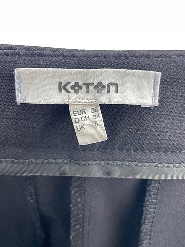 36 Beden siyah Renk Koton Kumaş Pantolon %70 İndirimli.