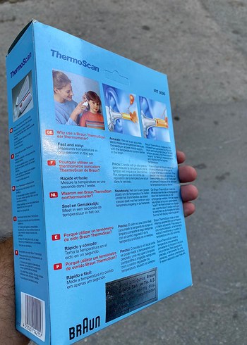 BRAUN Ateş ölçer - Görsel 2