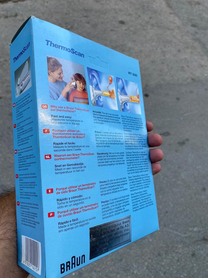 BRAUN Ateş ölçer - Görsel 2