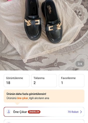 Siyah Platform Topuklu Zincir Detaylı Kadın Loafer - Görsel 2