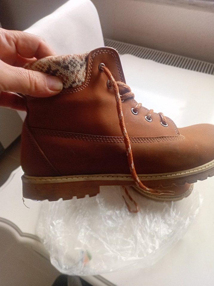 Zincir Detaylı Kahverengi Platformlu Kadın Bot - Görsel 2