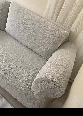 Gri Modern Klasik Koltuk Kılıfı - Görsel 2