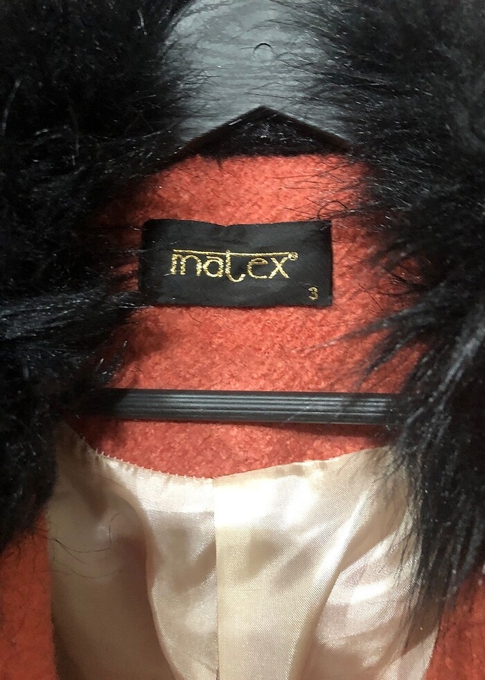 Matez marka yakası kürklü kaliteli astarlı kaşe kaban - Görsel 4