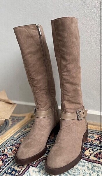 ZARA SÜET KADIN ÇİZME