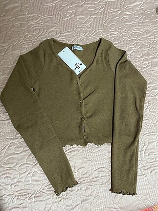 Crop hırka