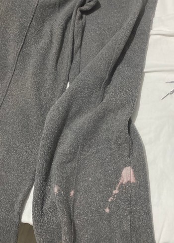 Zara Gri Salaş Midi Kumaş Pantolon