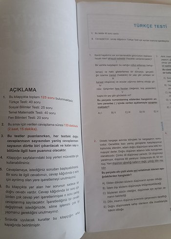  Türkiye Geneli TYT Deneme Sınavı Kitabı