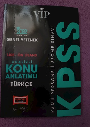 KPSS Genel Yetenek Türkçe Konu Anlatımlı Kitap