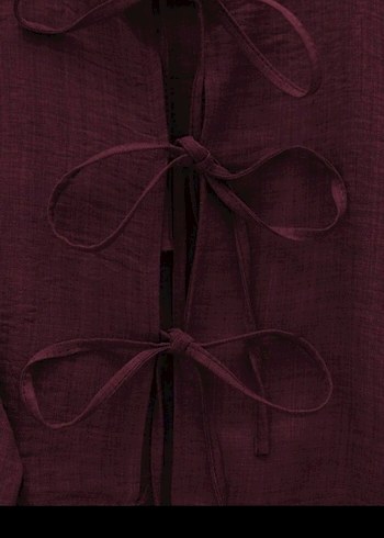 Bordo Bohem Kadın Takımı - Görsel 2