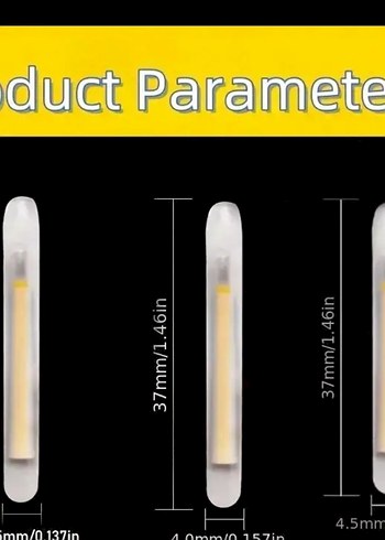  Beden Glow stick, fosforlu, Parlak Balıkçılık Çubukları