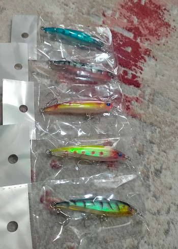  Beden Sahte balık, rapala, 5 adet