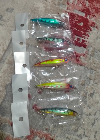 Sahte balık, rapala, 5 adet