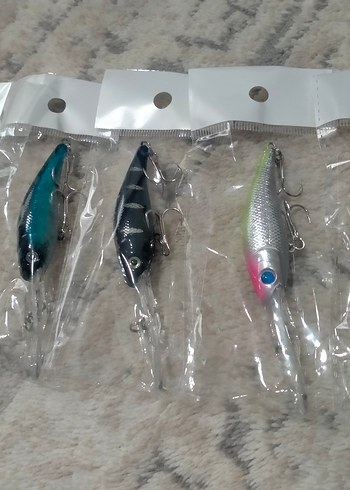  Beden Sahte balık,rapala, 5 adet