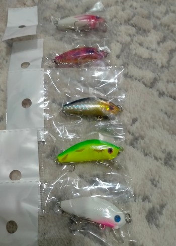 Sahte balık, rapala, 5 adet