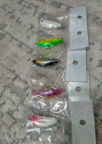  Beden Sahte balık, rapala, 5 adet