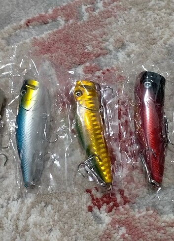 Beden Renk Sahte balık, rapala 5 adet