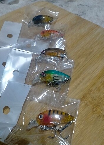 Sahte balık, rapala 5 adet 