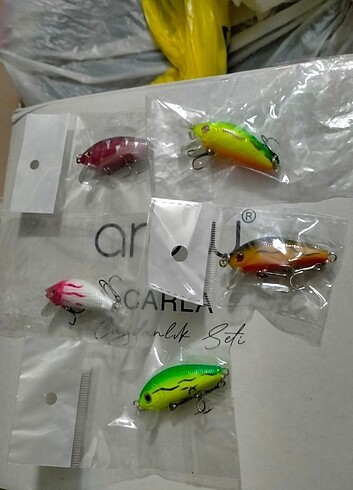 Beden Renk Sahte balık rapala 5 adet
