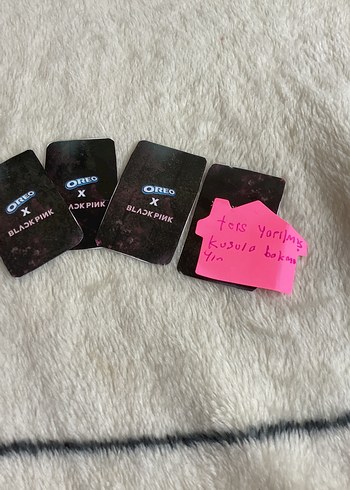 Black pink (k-pop) oreo set Jisso hasarlı - Görsel 2