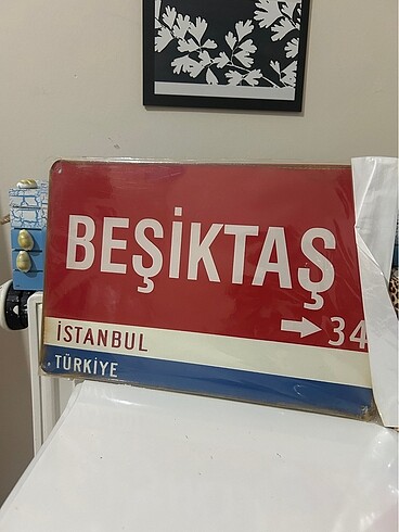 Beşiktaş sokak levhası