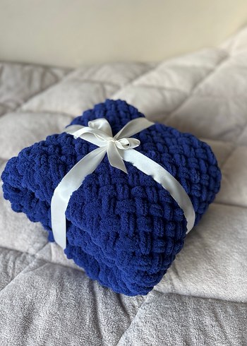 Hasır örgü bebek battaniyesi - Görsel 6