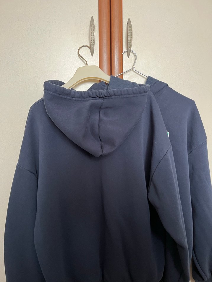 Mavi Baskılı Kapüşonlu Kadın Sweatshirt - Görsel 2