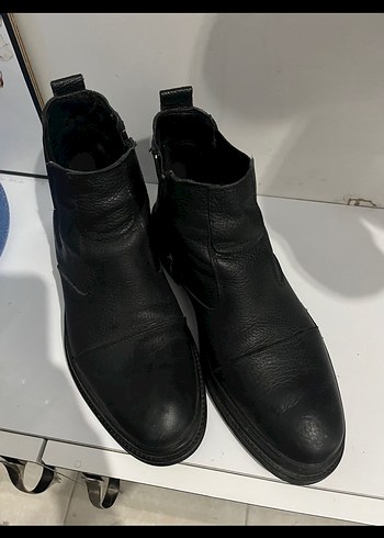 Fermuarlı Siyah Erkek Günlük Bot - Görsel 2