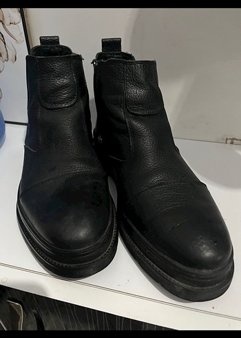 Fermuarlı Siyah Erkek Günlük Bot - Görsel 3