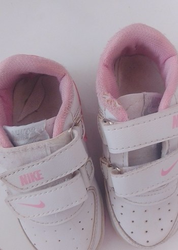 Kız Çocuk Pembe Nike Cırt Cırtlı Spor Ayakkabı - Görsel 2